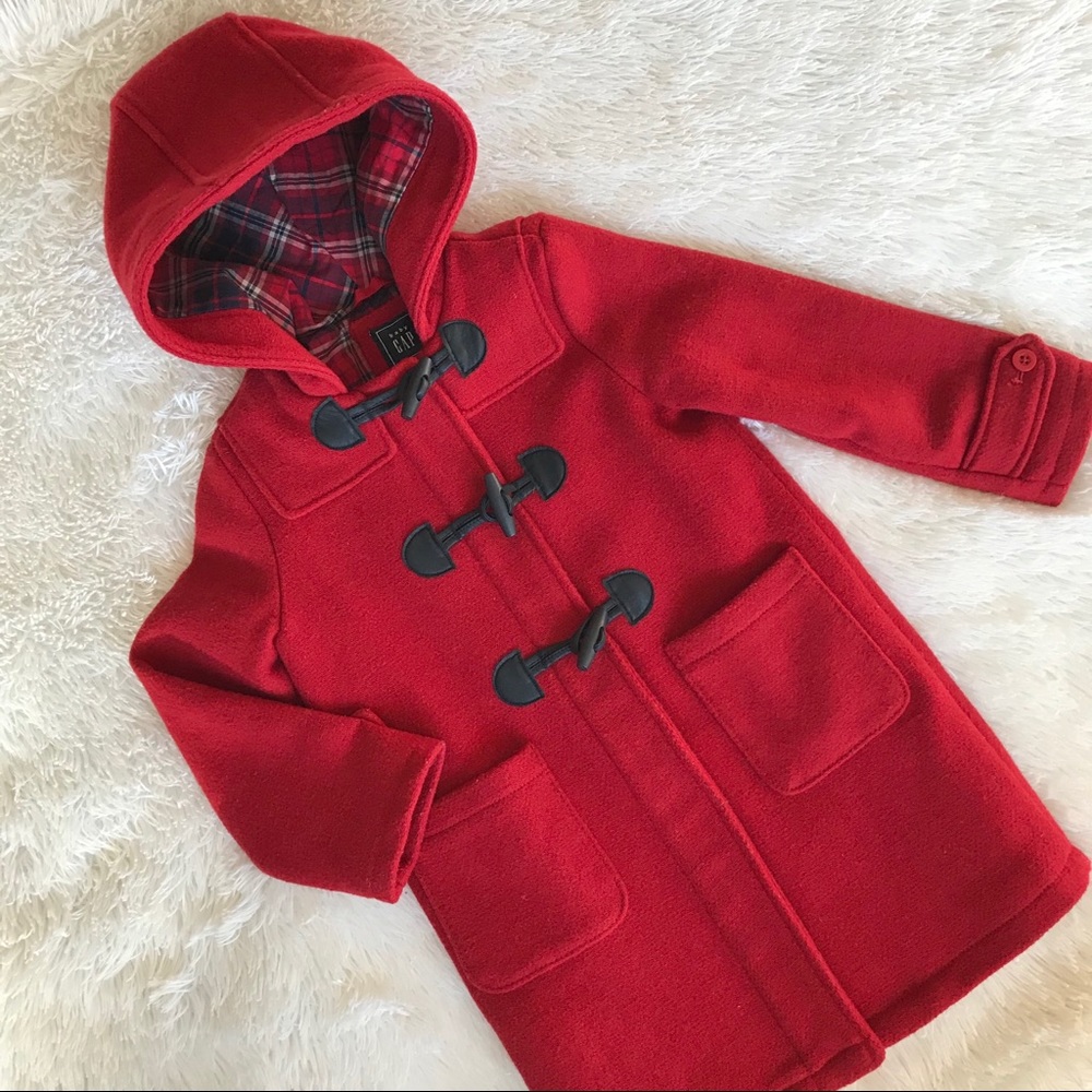 Gap•Red Toggle Peacoat•Like New